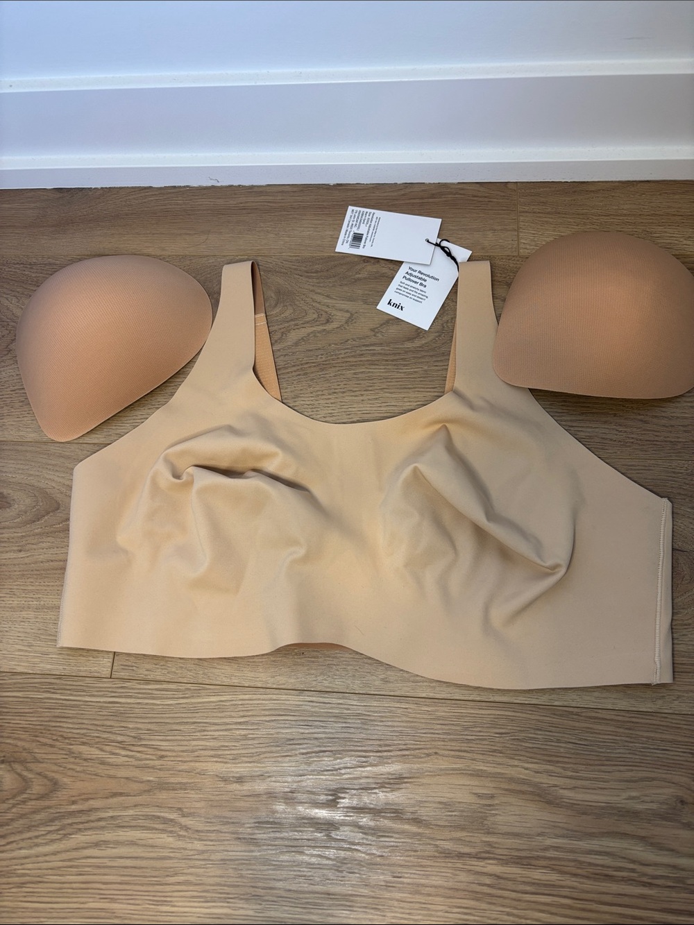 NWT Knix Revolution Adjustable Pullover Bra Warm Sand Size XXXXL+